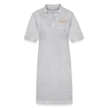 June 1977 Vintage 47th Anniversary Gift 1977 - Stanley/Stella PAIGER Organic Women’s Polo Dress - black - Front