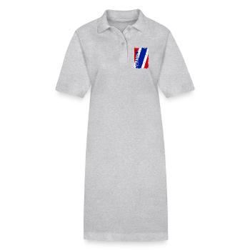 drapeau de la Thaïlande - Robe polo bio PAIGER Stanley/Stella Femme - noir - Devant