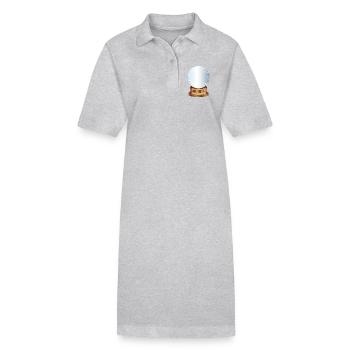 Boule à neige nostalgique vide à étiqueter - Robe polo bio PAIGER Stanley/Stella Femme - noir - Devant