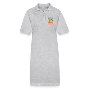 Esel - Stanley/Stella Frauen Bio-Polokleid PAIGER - Schwarz - Vorne