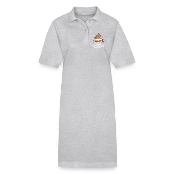 Essen ohne Limit Schöne Bescherung Plätzchen - Stanley/Stella Frauen Bio-Polokleid PAIGER - Schwarz - Vorne