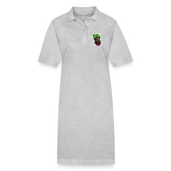 Crâne de bûcheron - Robe polo bio PAIGER Stanley/Stella Femme - noir - Devant