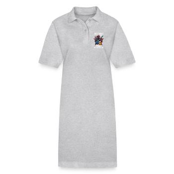 Le rock allemand et la bière, c’est ce que je me fais plaisir - Robe polo bio PAIGER Stanley/Stella Femme - noir - Devant