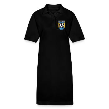 Big Balls Club Football Badge - Stanley/Stella PAIGER Organic Women’s Polo Dress - black - Front