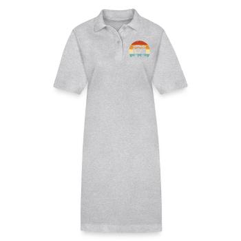 Caméra - Robe polo bio PAIGER Stanley/Stella Femme - noir - Devant