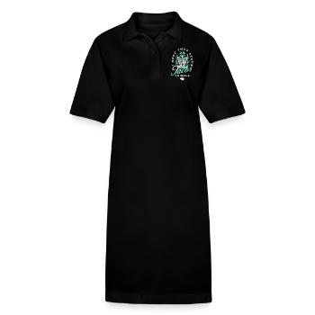 Taco - Stanley/Stella Frauen Bio-Polokleid PAIGER - Schwarz - Vorne