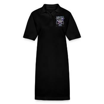 1978 Anniversaire de naissance du Lion - Robe polo bio PAIGER Stanley/Stella Femme - noir - Devant