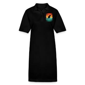 Rat - Stanley/Stella PAIGER Organic Women’s Polo Dress - black - Front