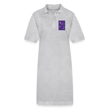 Enchanted Night - Stanley/Stella PAIGER Organic Women’s Polo Dress - black - Front