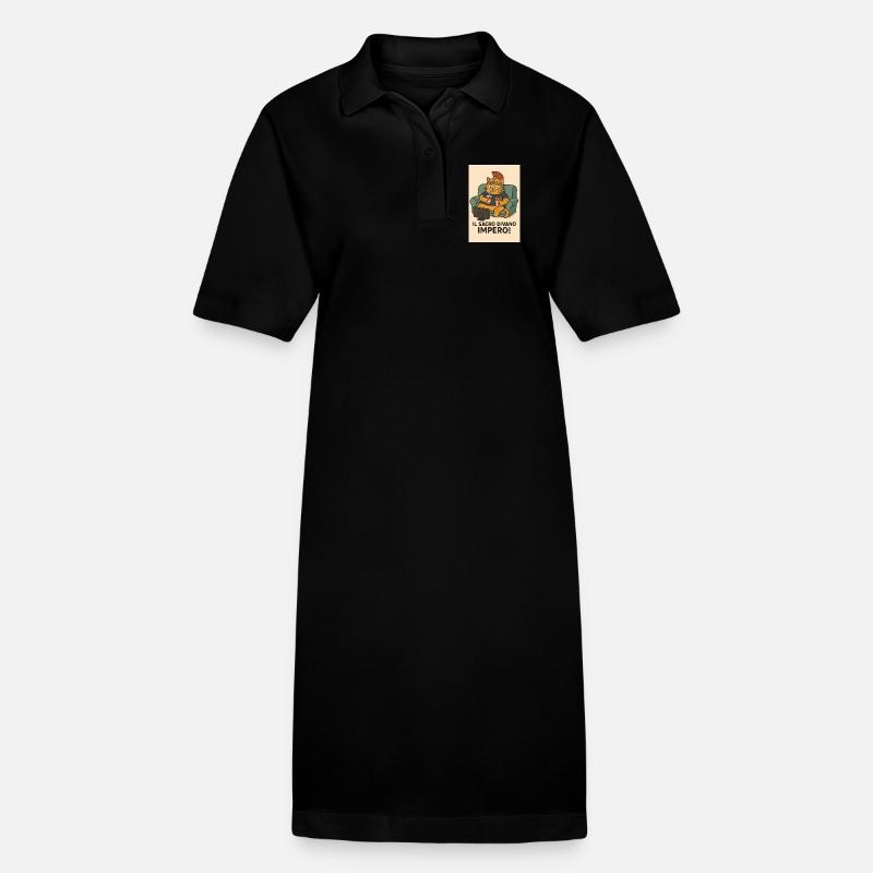 Sacro_divano_Impero - Robe polo bio PAIGER Stanley/Stella Femme - noir