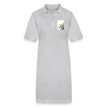 Beau Cul – Affiche drôle d’âne avec humour - Robe polo bio PAIGER Stanley/Stella Femme - noir - Devant