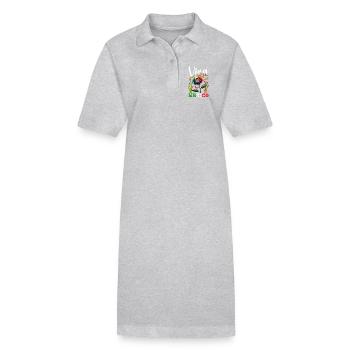 Mexico Pride & Home Mexican Mexico Flag - Stanley/Stella PAIGER Organic Women’s Polo Dress - black - Front