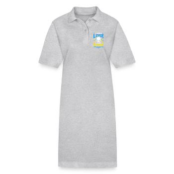 I Don't Lose I Just Restart Gaming - Stanley/Stella PAIGER Organic Women’s Polo Dress - black - Front