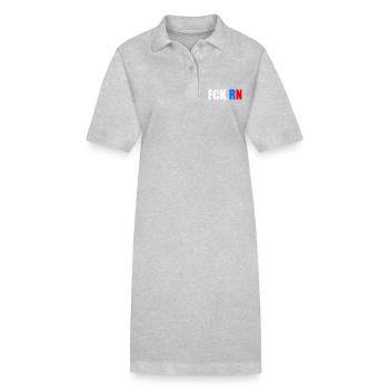 Fck rn - Robe polo bio PAIGER Stanley/Stella Femme - noir - Devant