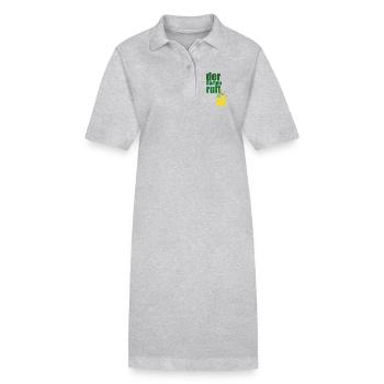 der garten ruft - Stanley/Stella Frauen Bio-Polokleid PAIGER - Schwarz - Vorne