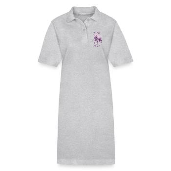 Aesthetic Lamb – Rebellious & Sweet - Stanley/Stella PAIGER Organic Women’s Polo Dress - black - Front
