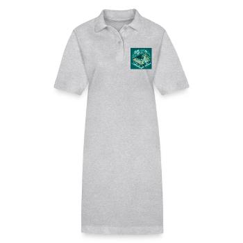 Stock Market - Wall Street, Success Wealth, Bull Market - Stanley/Stella PAIGER Organic Women’s Polo Dress - black - Front