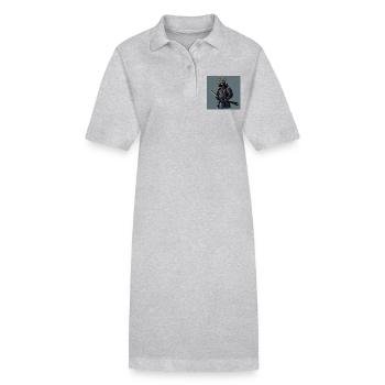 Samurai: Die Seele des Kriegers - Stanley/Stella Frauen Bio-Polokleid PAIGER - Schwarz - Vorne