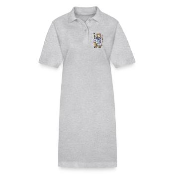 Affe Clown Clown-Hupe - Stanley/Stella Frauen Bio-Polokleid PAIGER - Schwarz - Vorne