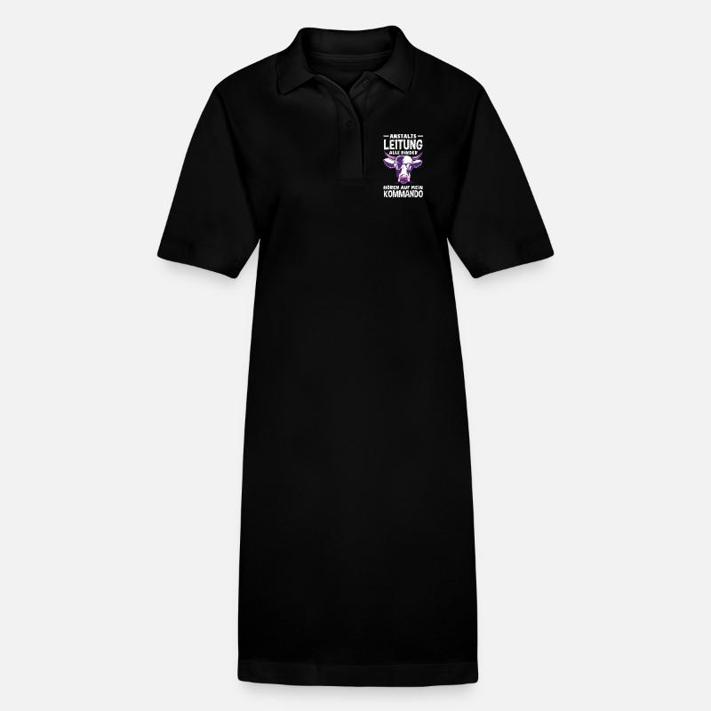 Anstaltsleitung Chef Leitung - Stanley/Stella Frauen Bio-Polokleid PAIGER - Schwarz