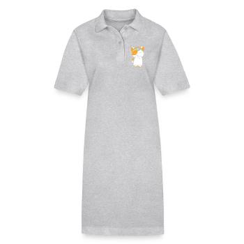 Receptionist Medicine Receptionist - Stanley/Stella PAIGER Organic Women’s Polo Dress - black - Front