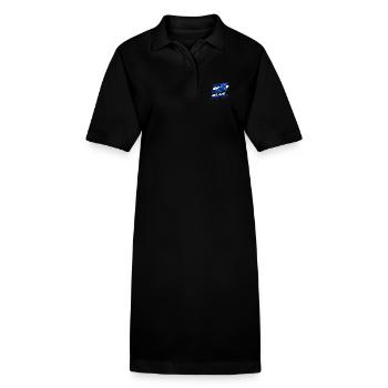 Blue Racer  - Robe polo bio PAIGER Stanley/Stella Femme - noir - Devant