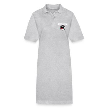 antifascista - Robe polo bio PAIGER Stanley/Stella Femme - noir - Devant