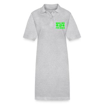 Kiss me im irish - Stanley/Stella PAIGER Organic Women’s Polo Dress - black - Front