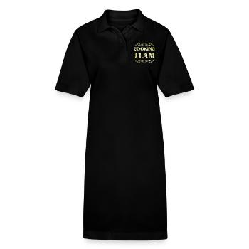 Équipe de cuisine - Robe polo bio PAIGER Stanley/Stella Femme - noir - Devant
