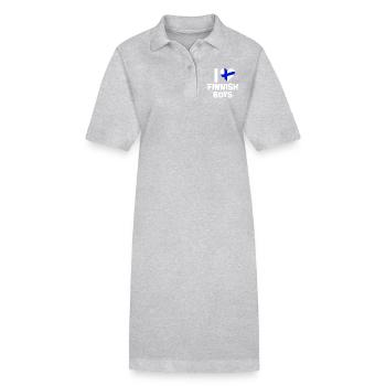 I LOVE FINNISH BOYS - Stanley/Stella PAIGER Organic Women’s Polo Dress - black - Front
