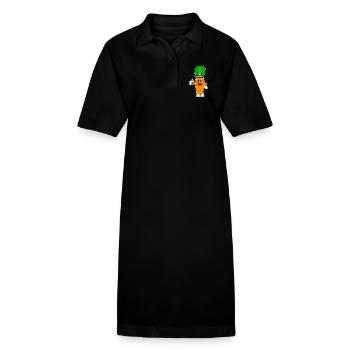 Carrot Policier Microphone Police - Robe polo bio PAIGER Stanley/Stella Femme - noir - Devant