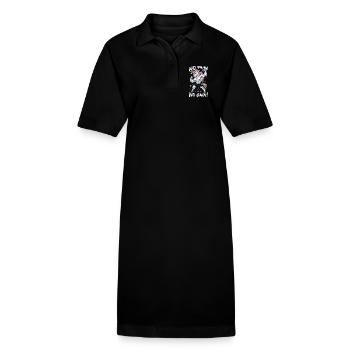 Licorne puissante, sans douleur, sans gain de forme - Robe polo bio PAIGER Stanley/Stella Femme - noir - Devant