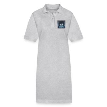 Lost in Another Reality – Anime Addict Reality - Stanley/Stella PAIGER Organic Women’s Polo Dress - black - Front
