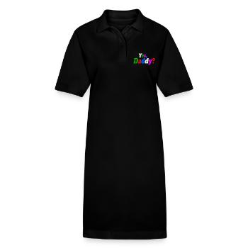 Yes daddy - Stanley/Stella PAIGER Organic Women’s Polo Dress - black - Front