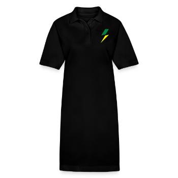team Bolt - Stanley/Stella PAIGER Organic Women’s Polo Dress - black - Front