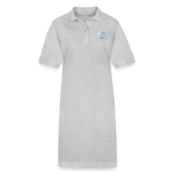 Ciel Nature Arbre Ville racines d'oiseaux gratte-ciel - Robe polo bio PAIGER Stanley/Stella Femme - noir - Devant