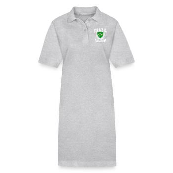 brazil football - Stanley/Stella Frauen Bio-Polokleid PAIGER - Schwarz - Vorne