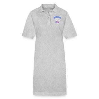Make America Great Britain Again Gift - Stanley/Stella PAIGER Organic Women’s Polo Dress - black - Front