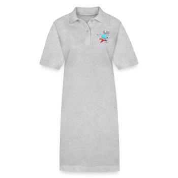 Harry Horn - Robe polo bio PAIGER Stanley/Stella Femme - noir - Devant