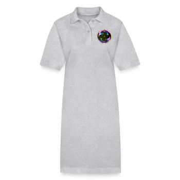 bubble - Stanley/Stella PAIGER Organic Women’s Polo Dress - black - Front