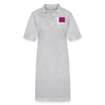 Qatar Vintage - Stanley/Stella PAIGER Organic Women’s Polo Dress - black - Front