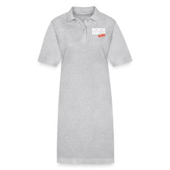 Richtig Arbeiten ist auch keine Lösung - Geschenk - Stanley/Stella Frauen Bio-Polokleid PAIGER - Schwarz - Vorne