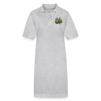 Märchendrache - Stanley/Stella Frauen Bio-Polokleid PAIGER - Schwarz - Vorne