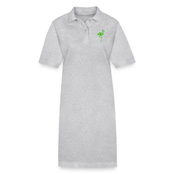 Football Flamingo BRASIL - Stanley/Stella PAIGER Organic Women’s Polo Dress - black - Front