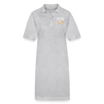 Party - Stanley/Stella Frauen Bio-Polokleid PAIGER - Schwarz - Vorne