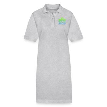 Docteur médecin medic médecine symbole cadeau - Robe polo bio PAIGER Stanley/Stella Femme - noir - Devant