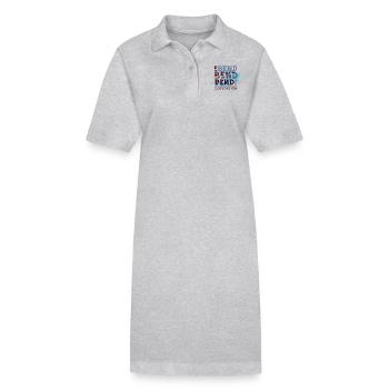 Gymnastics Gymnast Turner Gymnast Contorsion Stretching - Stanley/Stella PAIGER Organic Women’s Polo Dress - black - Front
