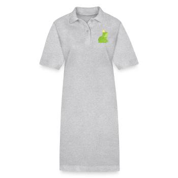 frog - Stanley/Stella PAIGER Organic Women’s Polo Dress - black - Front