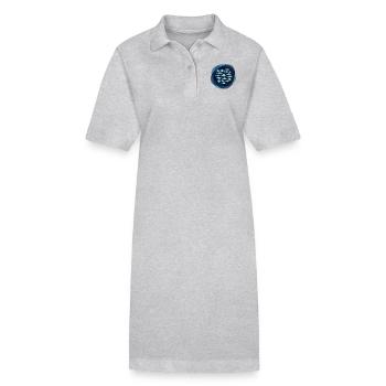 Pisces zodiac fishing - Stanley/Stella PAIGER Organic Women’s Polo Dress - black - Front