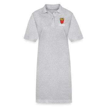 Best Friends, Best Friends, Partnershirt, Fries - Stanley/Stella PAIGER Organic Women’s Polo Dress - black - Front